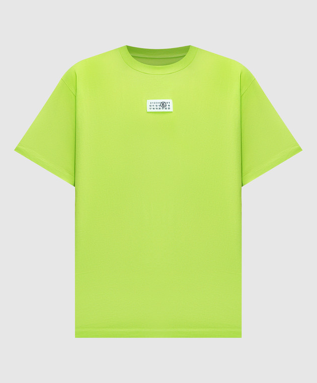 Maison Margiela MM6 Green t-shirt with logo SH0GC0018S24312