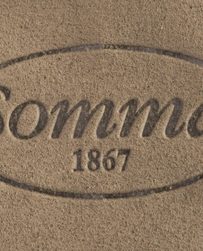 Somma Красный плед Scharme из льна и кашемира CHARME