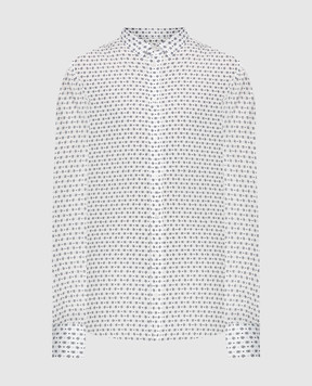 Dolce&Gabbana Біла сорочка в логотип DG G5KZ0THS5QC