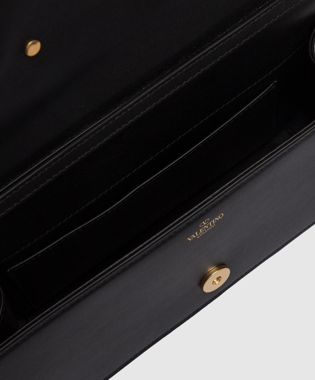 Valentino Чорна шкіряна сумка-багет Loco 1W2B0K30ZXL зображення 4