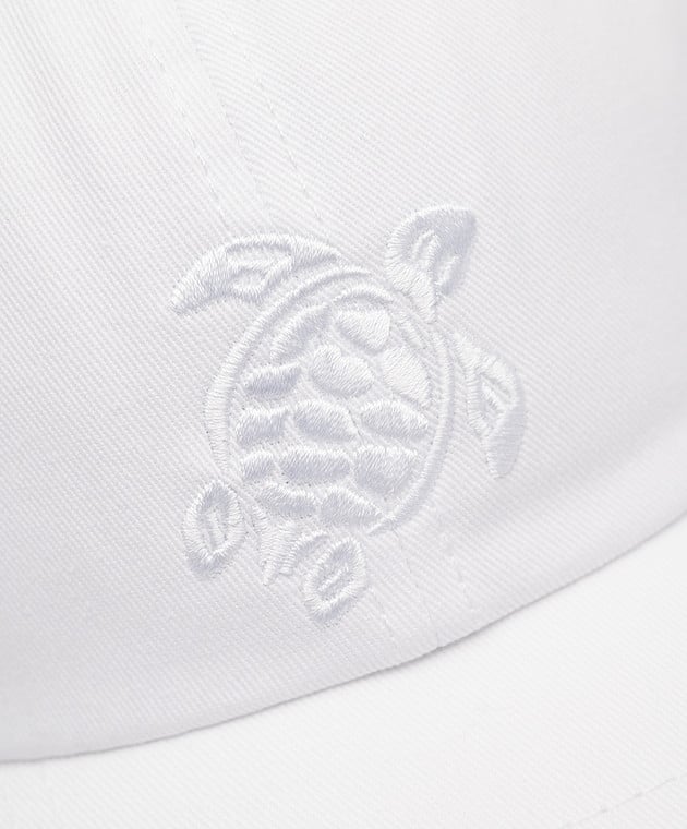 Vilebrequin Capsun white cap with logo embroidery CSNU2401w изображение 4