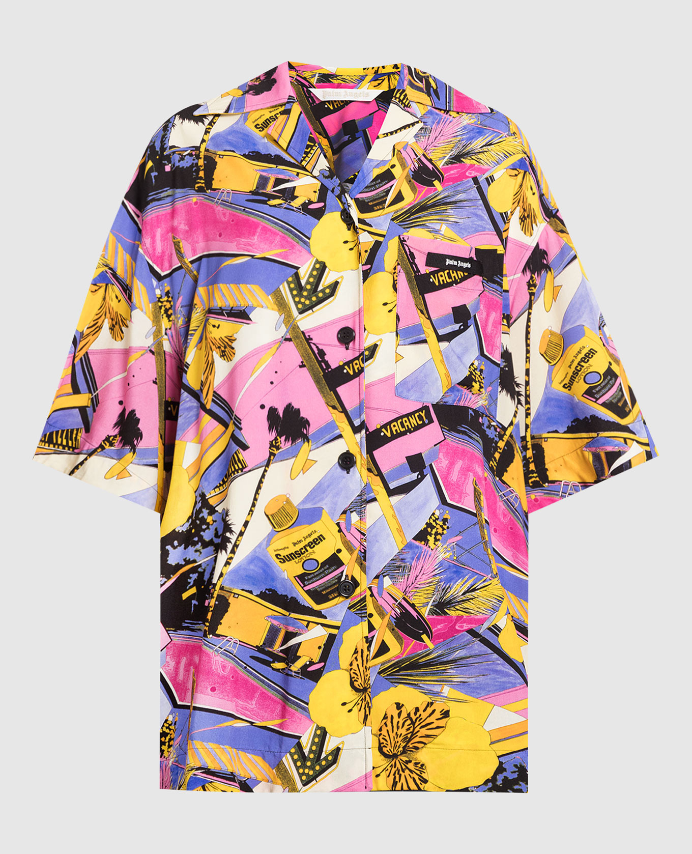 

Рубашка в принт MIAMI MIX, Разноцветный, Рубашки