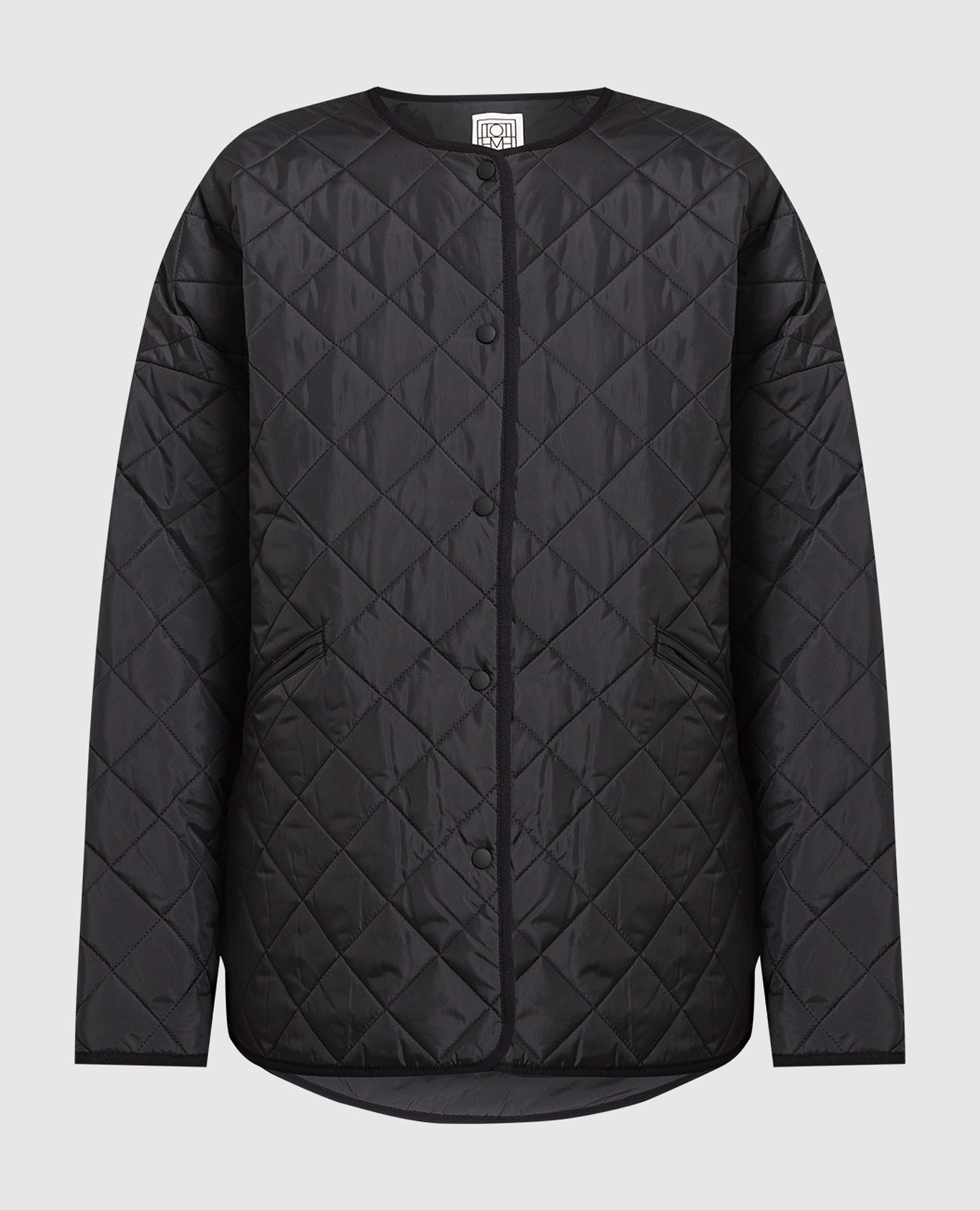 

Черная стеганная куртка, Черный, Куртки