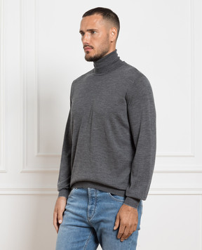 Brunello Cucinelli Серый гольф из шерсти и кашемира M2400103