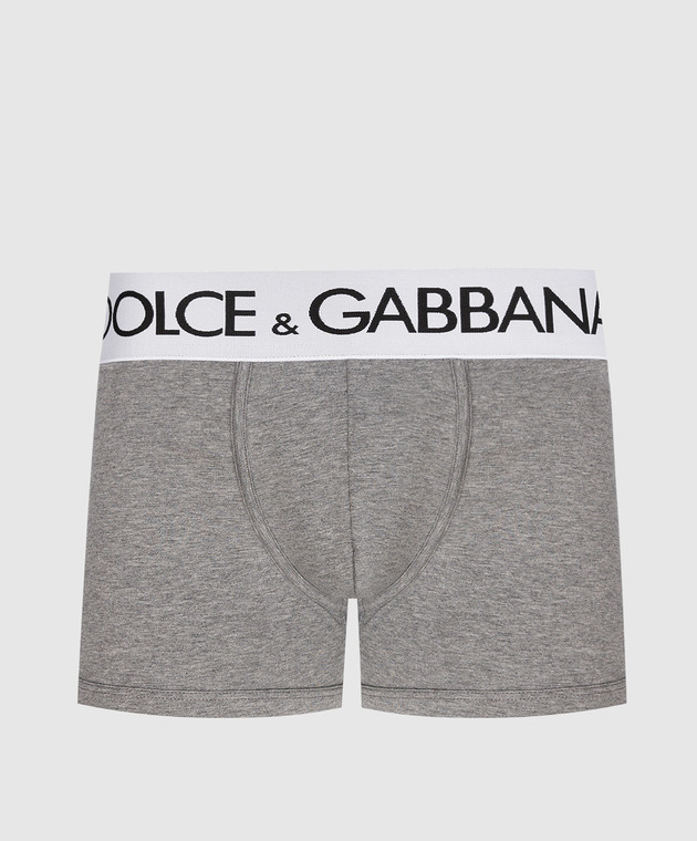 Dolce&Gabbana Gray logo boxer briefs M4B97JONN97
