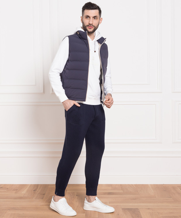 Brunello Cucinelli Синие джоггеры M28704809G изображение 2