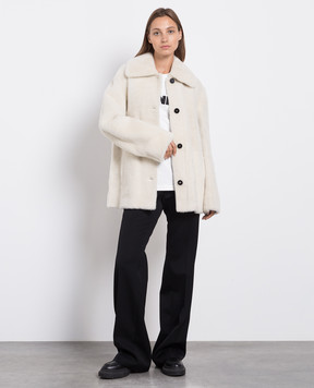 Jil Sander Чорні штани кльош з вовни J02KA0142J40021