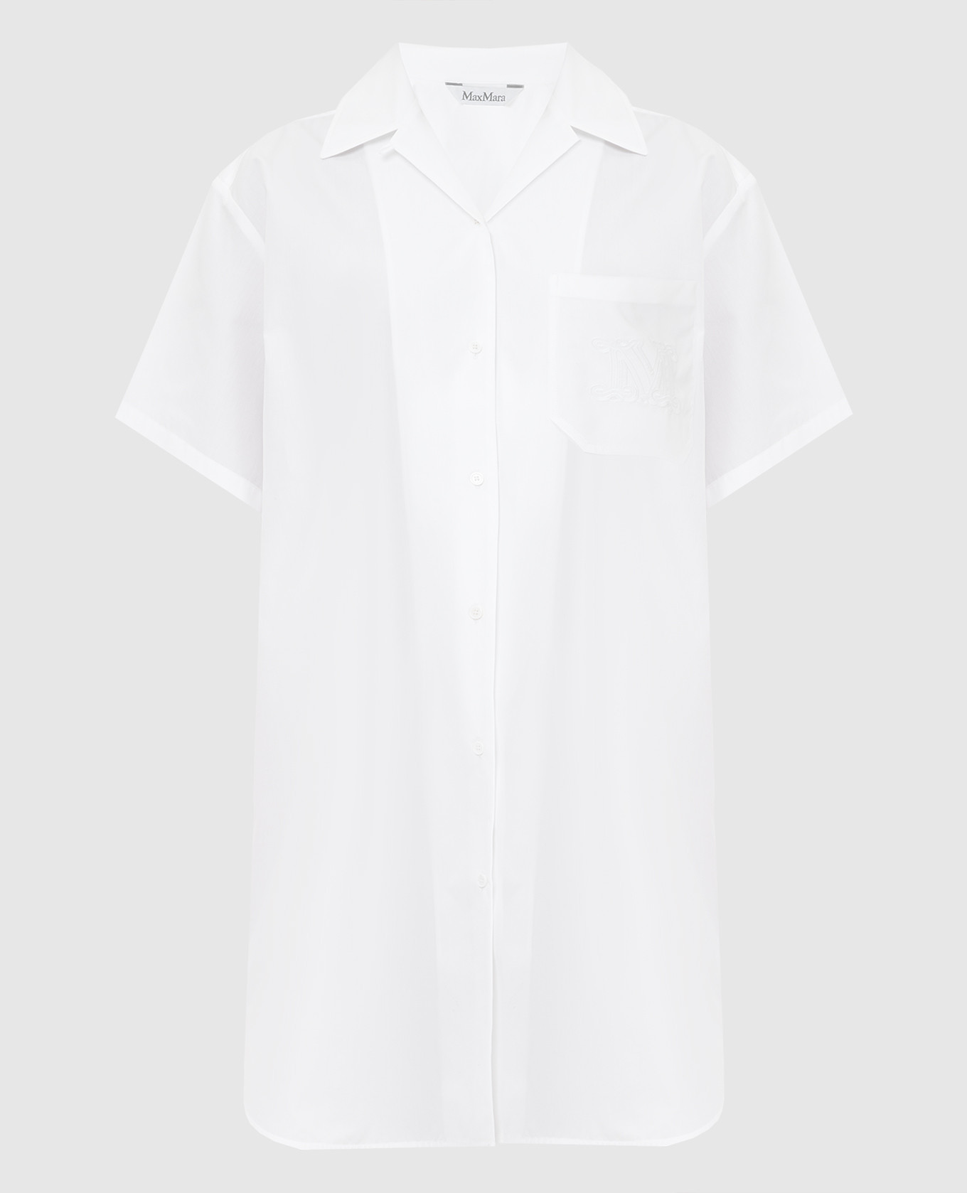 Белое платье-рубашка Palau
