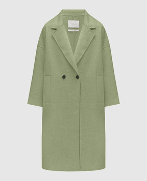 Vicolo Зелене двобортне пальто TR0003