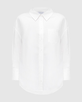 Anine Bing Біла сорочка з вишивкою монограми логотипа A092006100