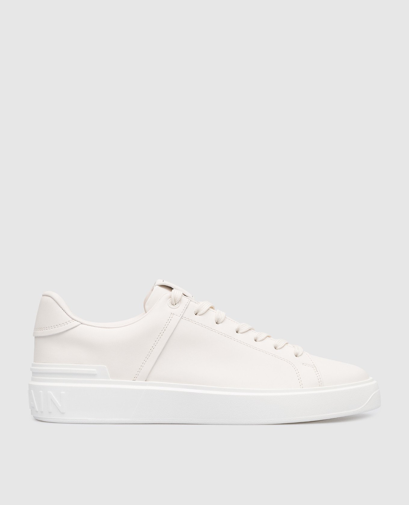 White leather B-Court sneakers with logo