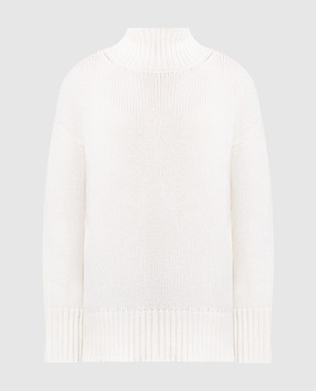 Dondup Белый свитер из шерсти и кашемира DT278M00832D002