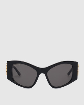 Balenciaga Черные очки Dynasty с логотипом 745072T0039