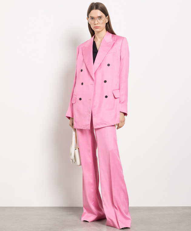 Tom Ford Pink double-breasted jacket GI2915FAX1016 image 2