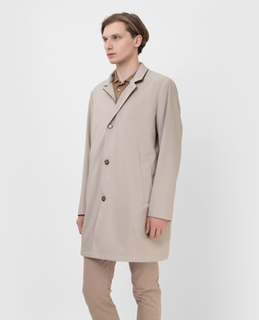 Loro Piana Плащ Sebring с замшевой вставкой FAM1663