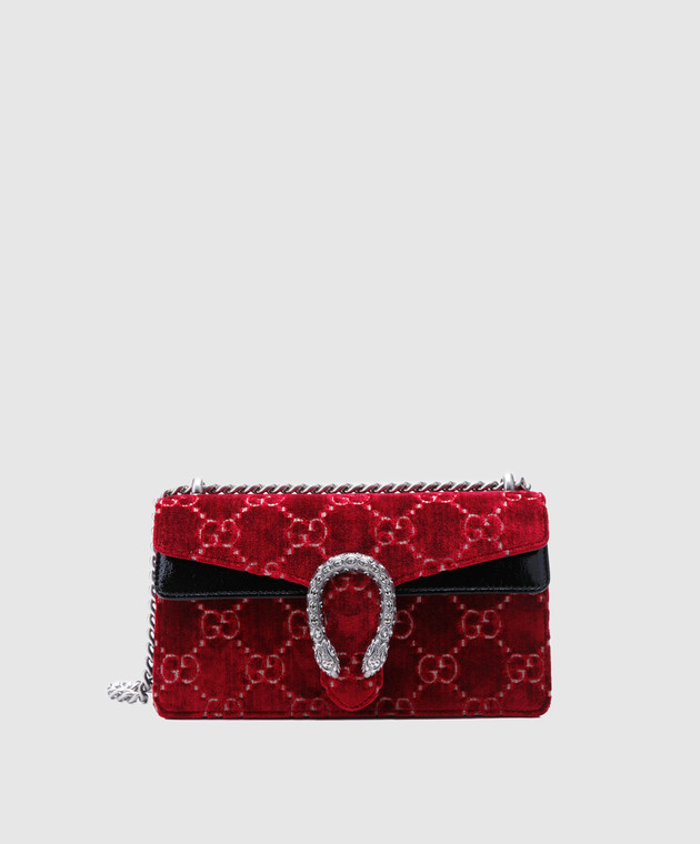 Gucci - Червона оксамитова сумка Dionysus GG 499623 купити в Symbol