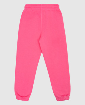 Off-White Дитячі рожеві джогери з принтом логотипа OGCH001F23FLE002
