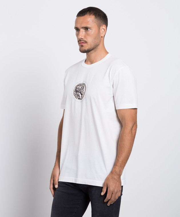 Dolce&Gabbana White t-shirt with a print G8PE3TG7J6H image 3
