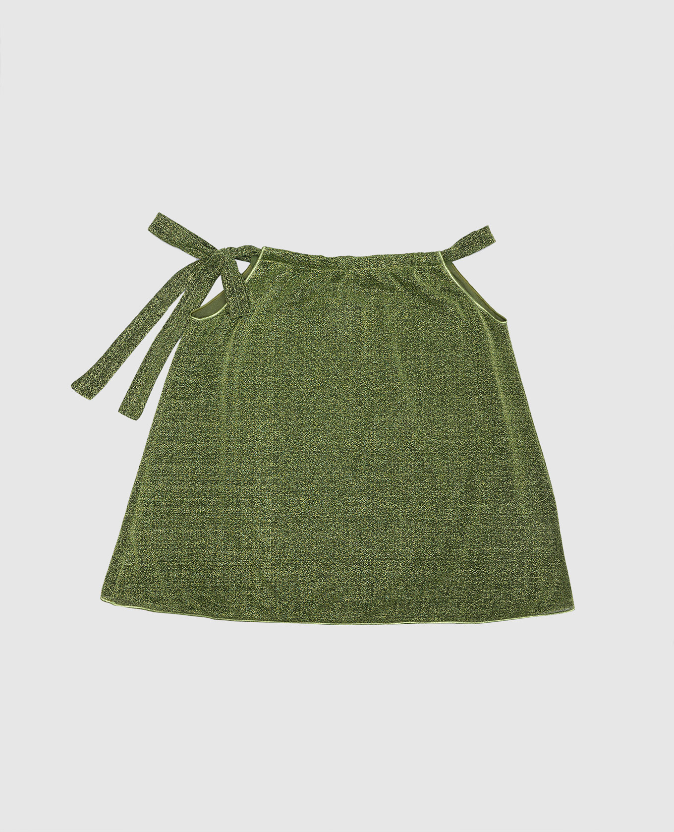 Детское зеленое платье Osemini Lumiere Dress с люрексом