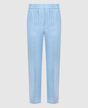 Peserico Блакитні штани з ланцюжком моніль P0457208780