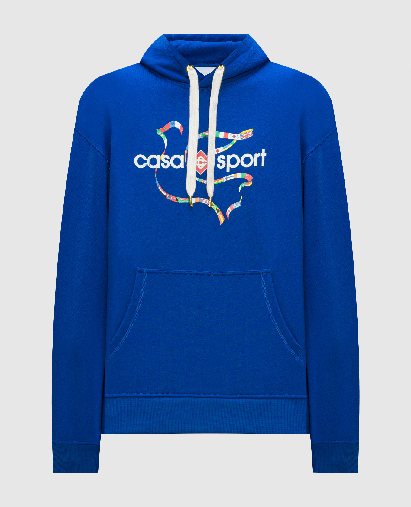 

Синие худи Drapeau De Colombes с принтом, Белый, Худи