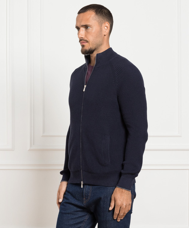 Brunello Cucinelli Синий кардиган M2874656 изображение 3