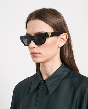 Bottega Veneta Черные очки 712690V2330