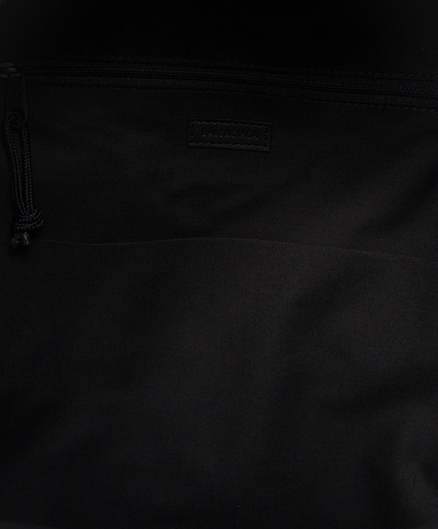 Balenciaga Черный рюкзак с вышивкой логотипа 5032212AAVT изображение 4