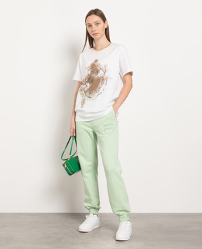 Ermanno Scervino Зелені джогери з логотипом D425P306LGFVV