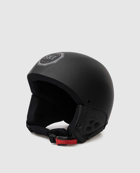 Stefano Ricci Чорний гірськолижний шолом з логотипом MOW6SV4004VINYL