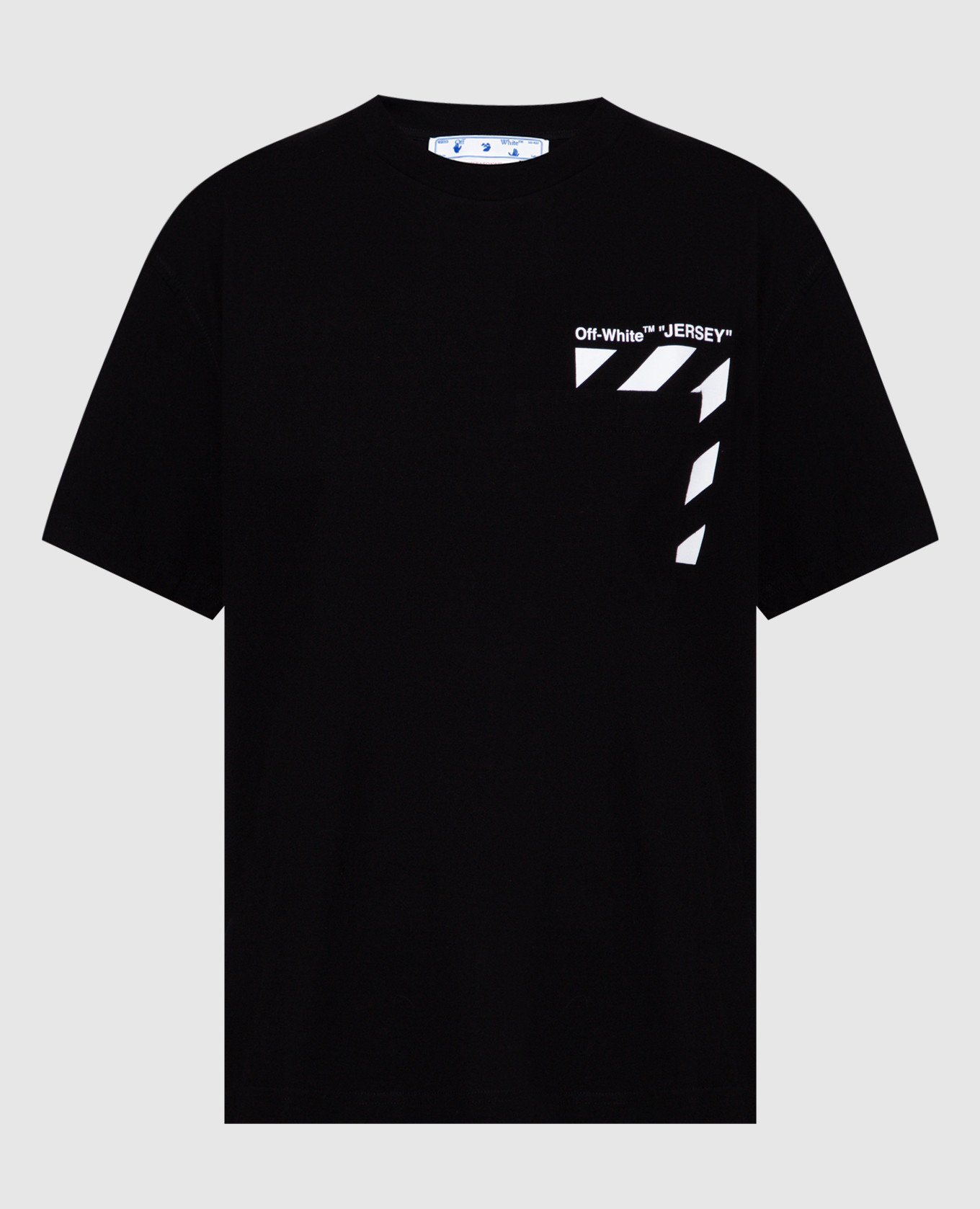 Черная футболка с принтом логотипа