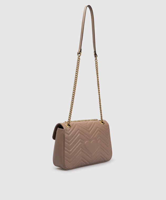 Gucci Бежевая кожаная сумка 