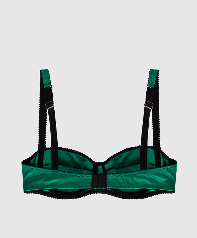 Dolce&Gabbana Зелений шовковий ліф O1A12TFUAD8 зображення 2