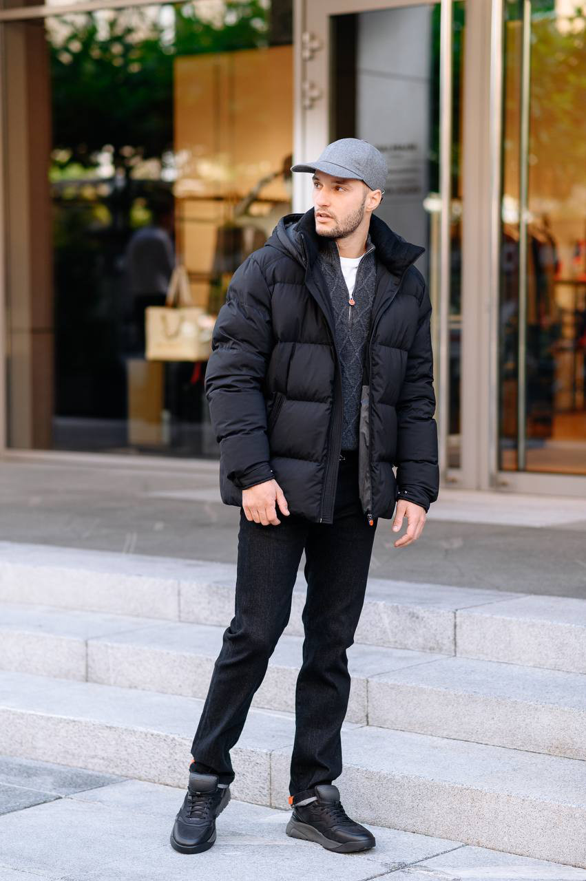 Kiton Черный стеганый пуховик UW1537YC4020 изображение 6