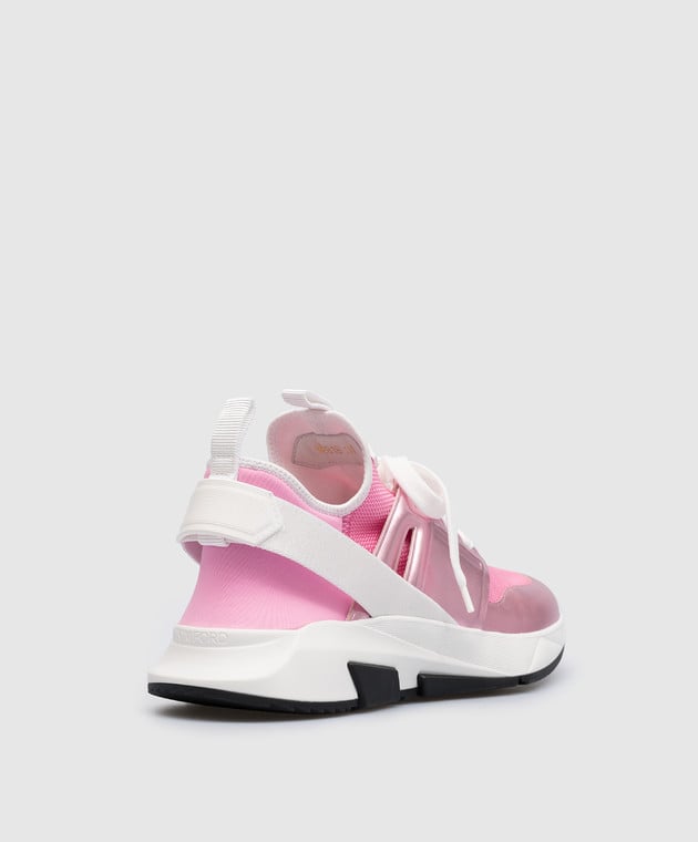 Tom Ford Jago pink combined sneakers W2818TOF017N image 3