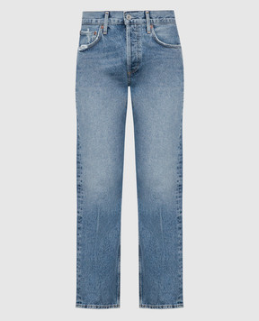AGOLDE Блакитні джинси Parker з ефектом потертості A91501206