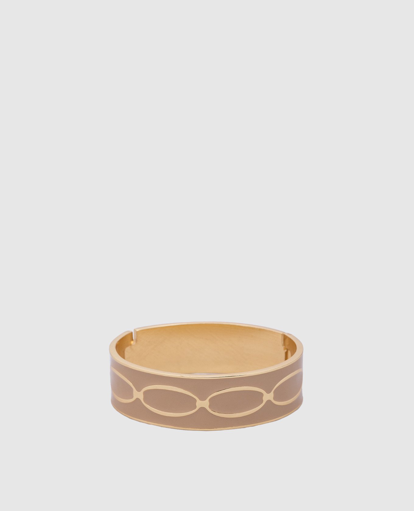 Brown Knot bracelet with 24k gold plating