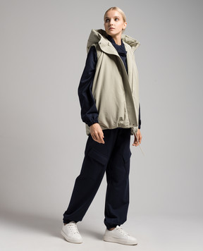 Jil Sander Зелений пуховий жилет J40AF0012J74276