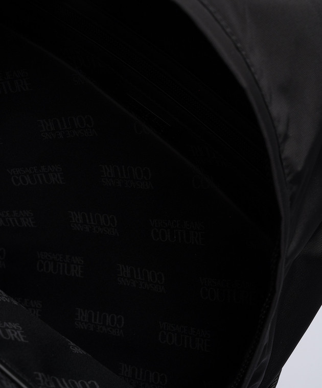 Versace Jeans Couture Черный рюкзак с логотипом 75YA4B60ZS932 изображение 4