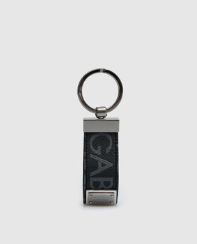 Dolce&Gabbana Сірий брелок для ключів з логотипом BP1371AJ705
