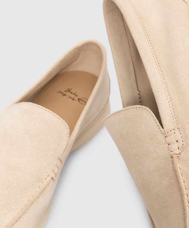 Babe Pay Pls Light beige suede slippers FREYA image 4