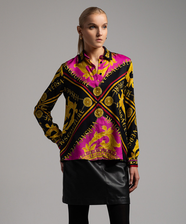 Versace Jeans Couture Blouse with Chain Couture print 75HAL2A1NS349 image 3