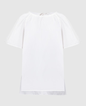 CO Белая блуза с шелком 1212ICSS