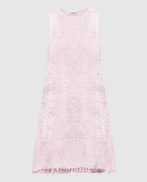 Jil Sander Рожева сукня з бахромою J03CT0162J18271
