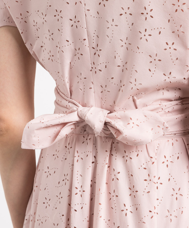 Philosophy di Lorenzo Serafini Pink maxi dress with perforation A04512120 image 5