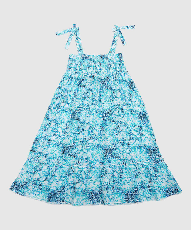 Vilebrequin Children's blue dress Gloss in print GSSU3V71