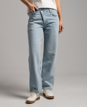 AGOLDE Голубые джинсы Criss Cross с асимметрией A0971604