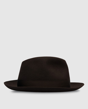 Borsalino Коричневий капелюх  Federico 390054