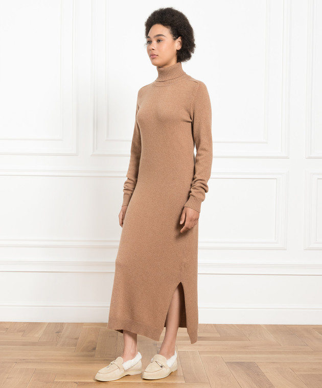 Babe Pay Pls Brown cashmere dress MD9721307341R image 3