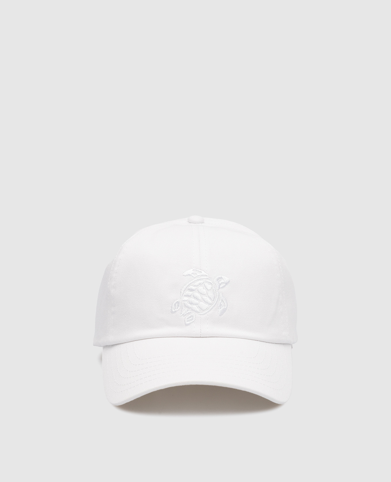 Capsun white cap with logo embroidery